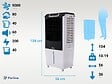 PURLINE - Rafraichisseur d'air par évaporation électronique à débit élevé - vignette