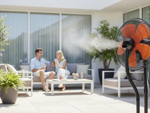PURLINE - Ventilateur brumisateur à haut débit et réservoir de 6 L - large