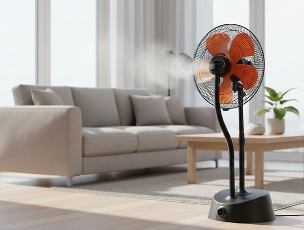 PURLINE - Ventilateur brumisateur à haut débit et réservoir de 6 L - large