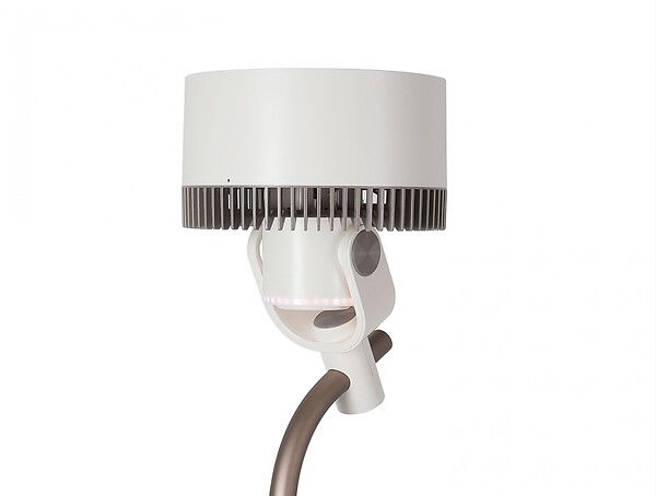 PURLINE - Ventilateur de sol DC avec lumière ambiante - large