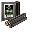 PACK AND MOVE - Pack And Move - Lot 4 Rouleaux Film Étirable - 300 M - Noir - Film Déménagement Film Emballage Film Palette Film Protection - vignette