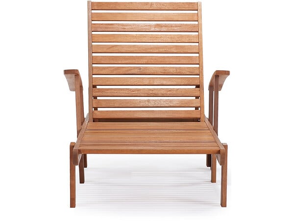 HABITAT ET JARDIN - Bain de soleil pliant en bois exotique "Tokyo" - Maple - Marron clair - Lot de 4 - large