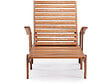 HABITAT ET JARDIN - Bain de soleil pliant en bois exotique "Tokyo" - Maple - Marron clair - Lot de 4 - vignette