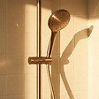 ESSEBAGNO - Luisa ensemble barre de douche cuivre brossé 3 pièces - vignette