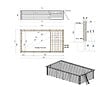 ALTANKA - Piscine hors sol en bois AQUA 7 x 3.75 - H.1.45 m avec plage, bleu pâle, fixations à visser - BAS7308OSPL+PLA308 - vignette