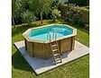 ALTANKA - Piscine hors sol en bois NEMO 4.3 x 3 - H.1.31 m, sable, fixations à sceller - BAS7303OSPI3 - vignette