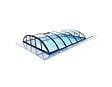 ALTANKA - Abri de piscine Horizon - 4.64x2.52 m - polycarbonate massif 3 mm - pour piscine BAS7304 - ECO334 - vignette