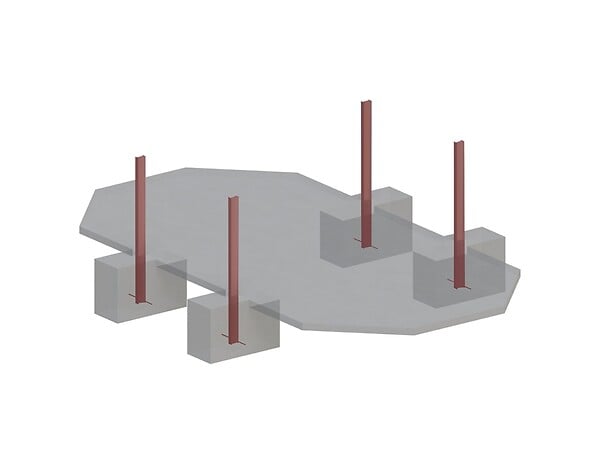 ALTANKA - Piscine hors sol en bois NEMO 7.3 x 3.97 - H.1.45 m avec plage, gris clair, fixations à sceller - BAS7305OSPI2+PLA305 - large