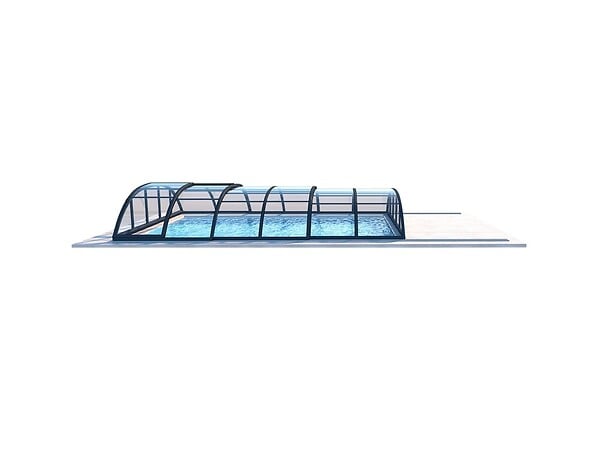 ALTANKA - Abri de piscine Horizon - 6.1x2.38 m - polycarbonate massif 3 mm - pour piscine BAS7306 - ECO336 - large