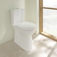 VILLEROY ET BOCH - WC à poser sans bride surélevé sortie horizontale O.novo avec abattant frein de chute + Nettoyant - vignette