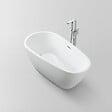 STANO - Baignoire îlot design ovale PHOENIX blanche 150 cm - vignette