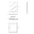KIAMAMI VALENTINA - Miroir De Salle De Bain 70X60 Cm Avec Rétro-Éclairage Led - vignette