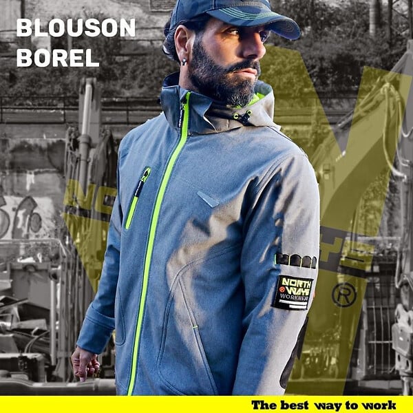 NORTH WAYS - Blouson de travail BOREL NORTH WAYS - large