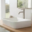 PLANETE BAIN - Mitigeur lavabo haut inox brossé avec bonde H 29.3 cm - Alois - vignette