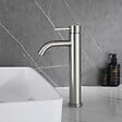 PLANETE BAIN - Mitigeur lavabo haut inox brossé avec bonde H 29.3 cm - Alois - vignette