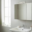 GODART - Armoire miroir de toilette éclairante 3 portes 60 cm blanche Juno 2 - vignette