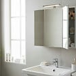 GODART - Armoire miroir de toilette éclairante 3 portes 60 cm blanche Juno 2 - vignette