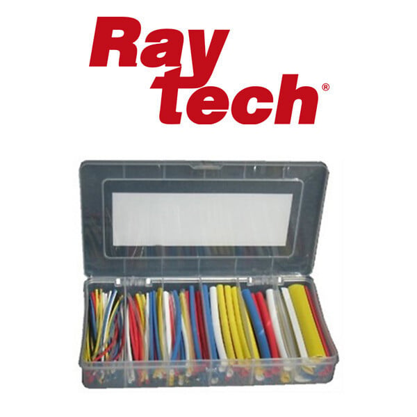 RAYTECH - THERMO MINI MIX-MULTICOLOR  - Assortiment de gaines thermo-rétractables prédécoupées 97mm - large