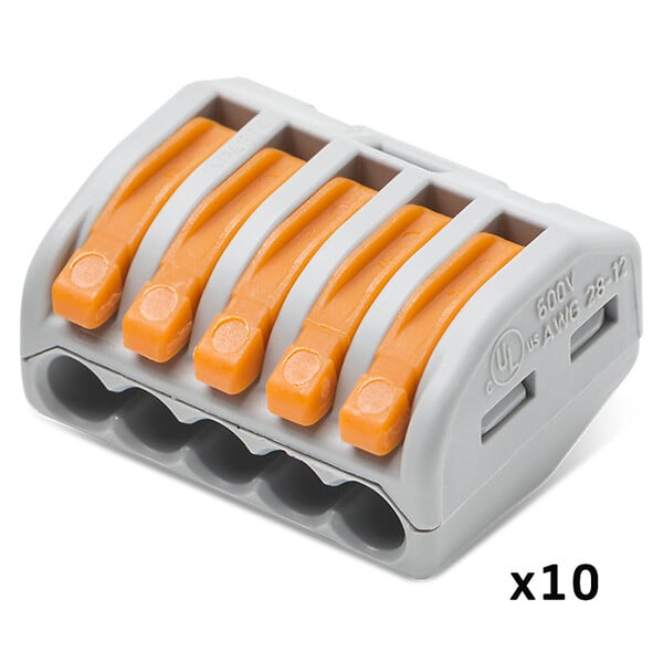 WAGO - Valisette 50 bornes pour fils souples et rigides WAGO - large