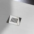 GODART - Receveur de douche 80x120 extraplat antidérapant blanc effet texturé + bonde - Ceane - vignette
