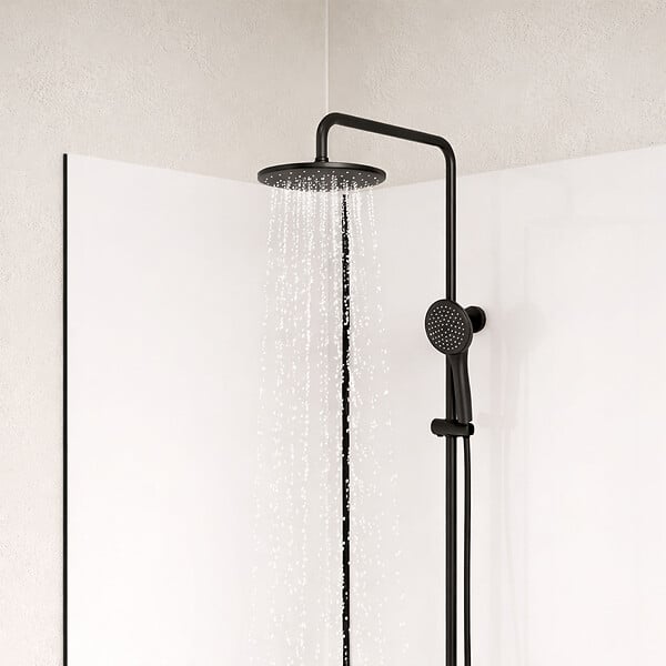 AURLANE - Pack 2 Panneaux Muraux en Aluminium Blanc 80+120x210cm + Profilés Noir - WALL'IT - large