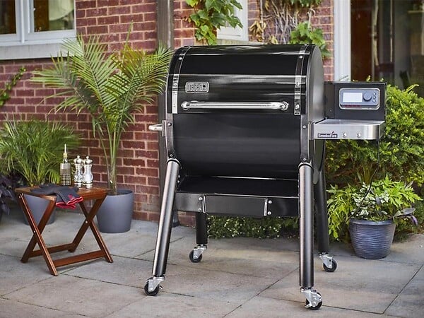 WEBER - Barbecue à pellets Weber Smokefire EX4 GBS + Plancha - large