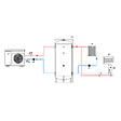 THERMADOR - Ballon de stockage pour circuit primaire eau chaude ou froide 3000 L - THERMADOR - BREV3000HE - vignette