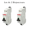 ABB - Lot de 2 disjoncteurs automatiques Ph+N raccordement Rapide 32A-4,5Ka-ABB - vignette