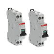 ABB - Lot de 2 disjoncteurs Ph+N raccordement Vis 20A-4,5Ka - Courbe  C-ABB - vignette