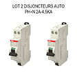 ABB - Lot de 2 disjoncteurs automatiques Ph+N raccordement Rapide 2A-4,5Ka-ABB - vignette
