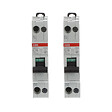 ABB - Lot de 2 disjoncteurs Ph+N raccordement Vis 16A-4,5Ka - Courbe  C-ABB - vignette