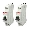 ABB - Lot de 2 disjoncteurs Ph+N raccordement Vis 16A-4,5Ka - Courbe  C-ABB - vignette