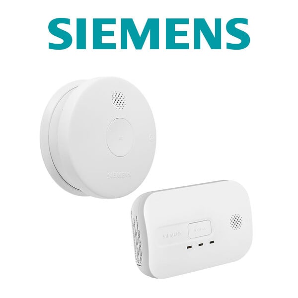 SIEMENS - 1 Détecteur de fumée NF 10 ans + 1 détecteur monoxyde de carbone-SIEMENS - large