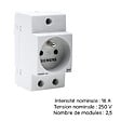 SIEMENS - Prise modulaire 2P+T 16A 2,5 modules-SIEMENS - vignette