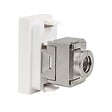 BATILEC - Lot 4 Prises RJ45 Cat6 STP - 1 Gbit/s, installation facile code couleur T586B, compatible supports 45x45, normes CE, garantie 2ans-BATILEC - vignette