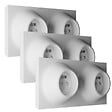 FONTINI - Lot de 3 doubles prises 2P+T-FONTINI - vignette
