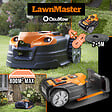 LAWNMASTER - Robot tondeuse autonome 24V sans fil périmétrique avec station de charge - Max 800m² - vignette