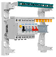 EATON CAPRI - Tableau 1 rangée pré-équipé 1 inter. diff. 40A type AC + 4 disjoncteurs (2x10A et 2x16A)-EATON - vignette
