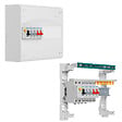 EATON CAPRI - Tableau 1 rangée pré-équipé 1 inter. diff. 40A type AC + 4 disjoncteurs (2x10A et 2x16A)-EATON - vignette