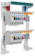 EATON CAPRI - Tableau 2 rangées pré-équipé 1 inter. diff. 63A + 1 inter. diff. 40A + 9 disjoncteurs-EATON - vignette
