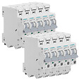 SIEMENS - Lot de 10 disjoncteurs Auto P+N 10A-SIEMENS - vignette