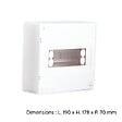SIEMENS - Tableautin électrique 1 rangée 9 modules-SIEMENS - vignette