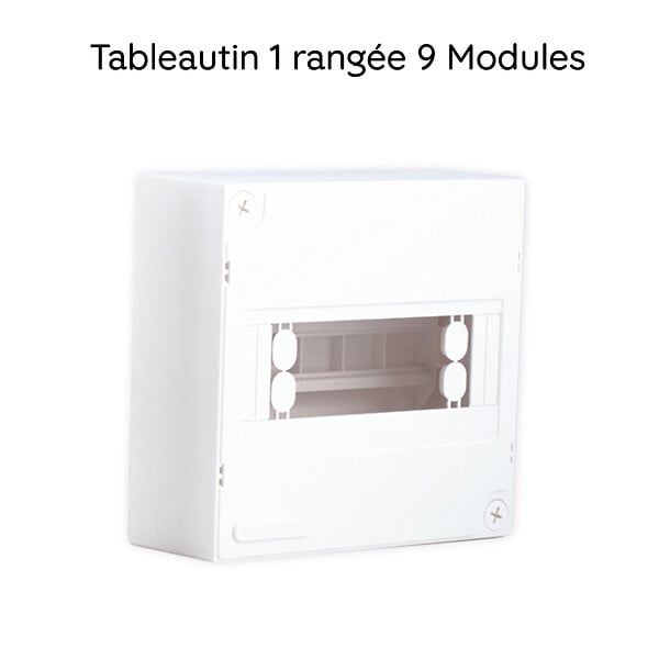 SIEMENS - Tableautin électrique 1 rangée 9 modules-SIEMENS - large