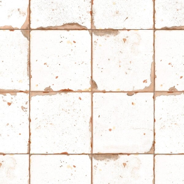 RO'MA NATURE - Carrelage Vintage Blanc 33x33x0,95 cm Rhodes - Sol et mur intérieur (vendu par carton de 1,09 m²) - large