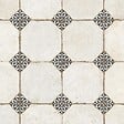 RO'MA NATURE - Carrelage Vintage Blanc et Noir Cabochon 45,2x45,2x0,95 cm Sorelia - Sol et mur intérieur (vendu par carton de 1,02 m²) - vignette