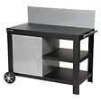 COOK'IN GARDEN - Desserte noire NOVA pour plancha - vignette