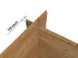 WHITE WOOD - Abri de jardin en bois Pablo 1 traité autoclave ép. 19 mm - White Wood - 4,1m² - vignette