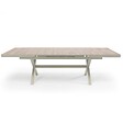 OVIALA - Table extensible en aluminium et céramique 10 places crème - Tivoli - vignette