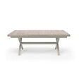 OVIALA - Table extensible en aluminium et céramique 10 places crème - Tivoli - vignette