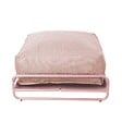 OVIALA - Pouf pour salon de jardin modulable avec structure rose poudré - Mixi - vignette